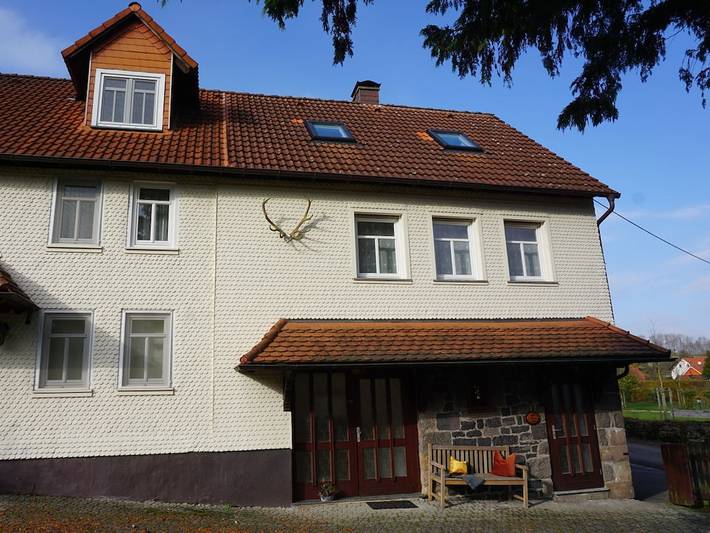 Ferienhaus für 12 Personen, mit Balkon und Terrasse sowie Sauna am Vogelsberg Region