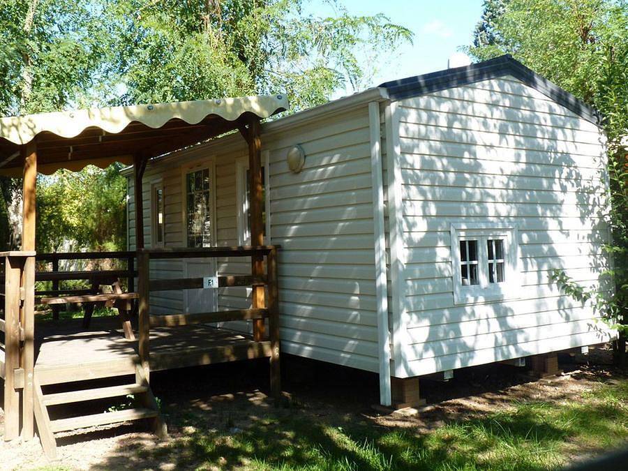 Camping La Plaine - Mobilhome 4 personnes - Farniente (2 adultes + 2 enfants en bas âge) in Rosières (Ardèche), Ardèche