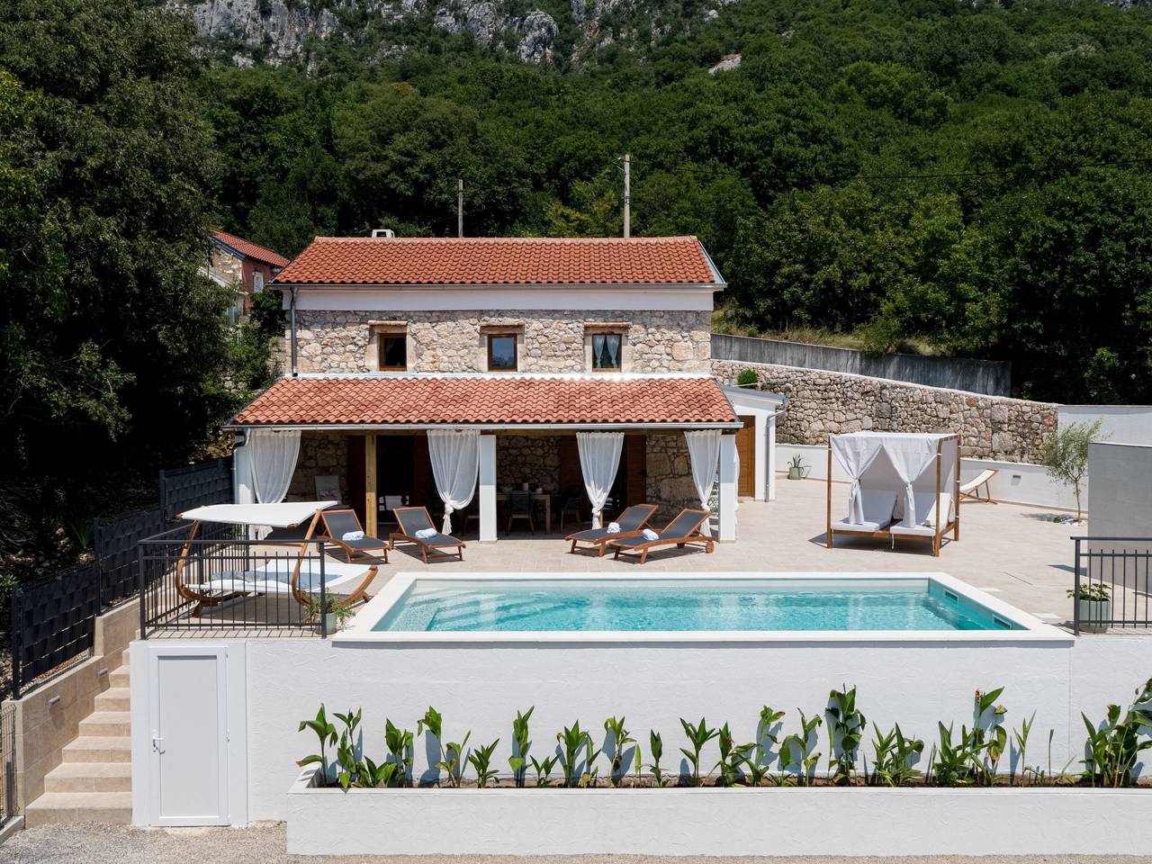 Casa di Nika - charmante Steinvilla mit beheiztem Pool in Bribir, Primorje-Gorski Kotar