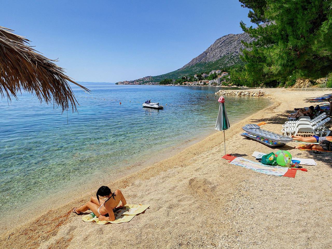 Ganze Wohnung, Ruhige Ferienwohnung mit Meerblick in Zivogosce, Makarska Riviera