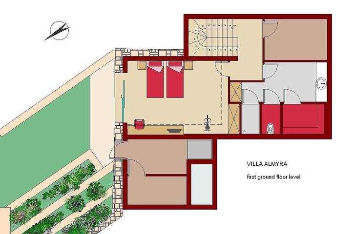 Villa für 6 Personen, mit Garten und Sauna sowie Terrasse, mit Haustier in Chania und Umgebung - 2