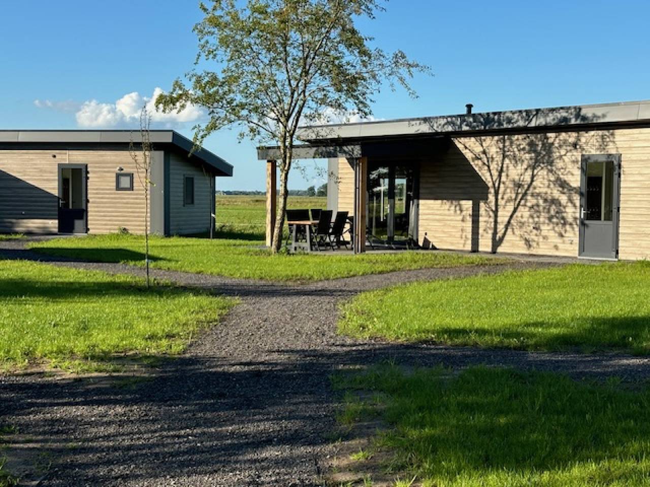 Geräumiges 6-Personen-Chalet mit Terrasse in der Nähe des Naturschutzgebietes Weerribben in Nationalpark Weerribben-Wieden
