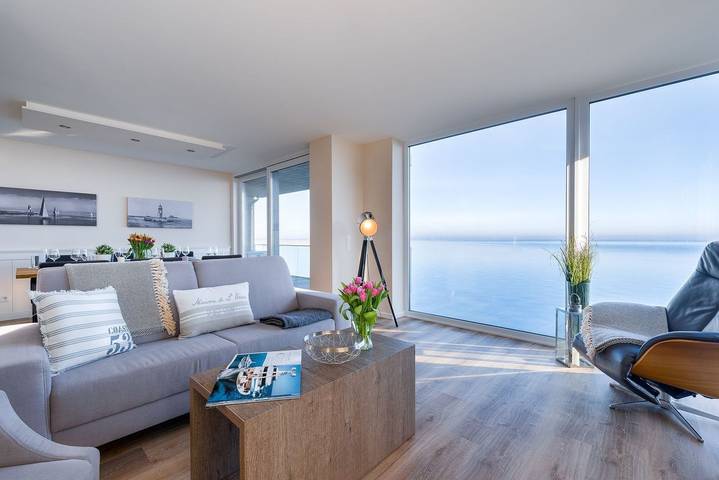 Ferienwohnung für 4 Personen, mit Balkon und Sauna in Olpenitz