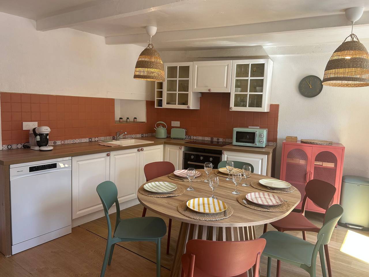 Maison de vacances 'Amzer'zo' avec vue sur mer et Wi-Fi in Saint-Michel-en-Grève, Ceinture Dorée