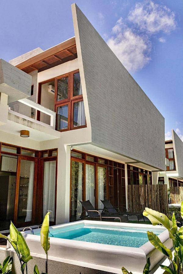 Villa para 4 pessoas, com piscina e jardim e ainda vista and terraço em Maraú