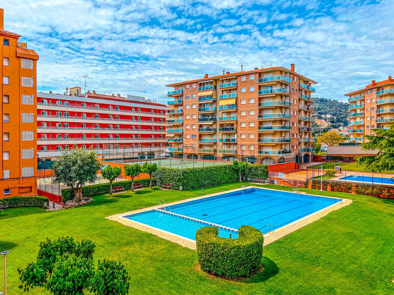 Apartamento entero, Apartamento de vacaciones para 4 personas con balcón in Santa Susana, Costa del Maresme