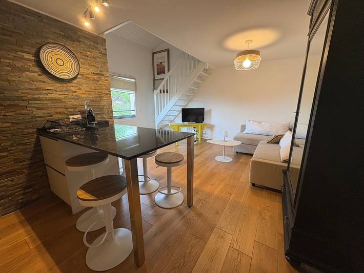 Gîte pour 4 personnes, avec terrasse dans Plage Chambre d'Amour - 4