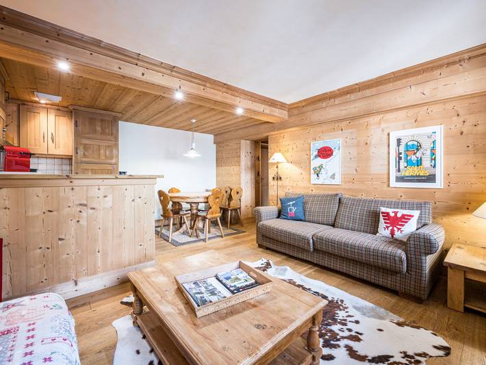 Appartement entier, Appartement confortable avec accès direct aux pistes, parking et vue sur Bellevarde in Val-d'Isère, Massif de la Vanoise