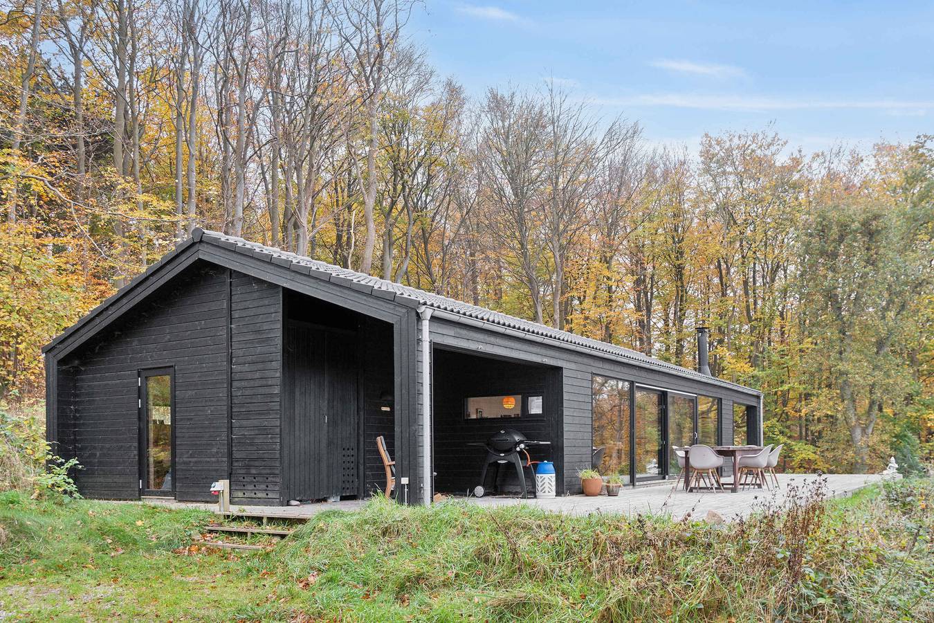 Schönes Ferienhaus mit Meerblick in Veddinge, Fårevejle