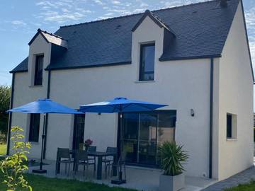 Gîte pour 2 personnes, avec terrasse et jardin dans Plage de Beg Lann