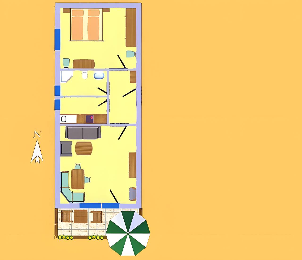 Ferienwohnung 'Landsitz, 55 qm' mit gemeinsamer Terrasse, gemeinsamem Garten und Wlan in Elzach, Mittlerer Schwarzwald
