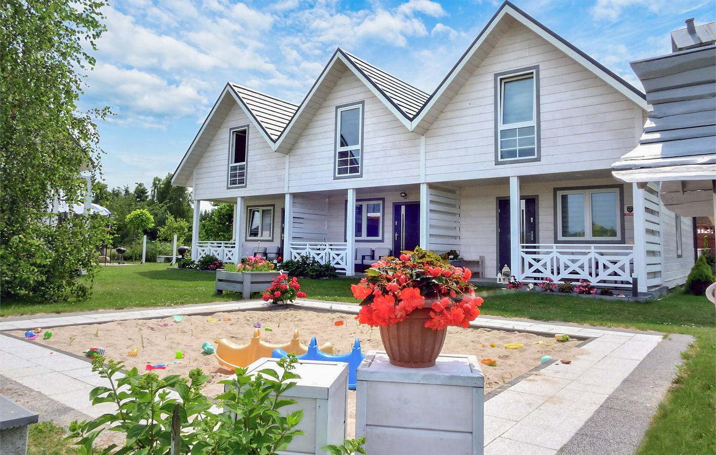Ferienhaus für 6 Personen mit Terrasse in Kołczewo, Stettiner Haff