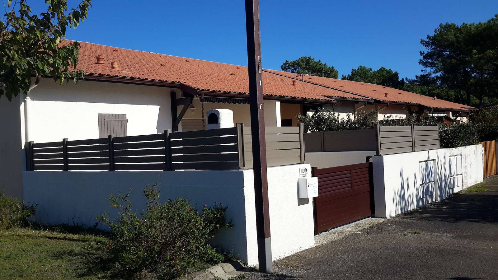 Ganze Ferienwohnung, 47qm Haus mit einer südliche Orientierung Terrasse in Biscarrosse, Côte d’Argent