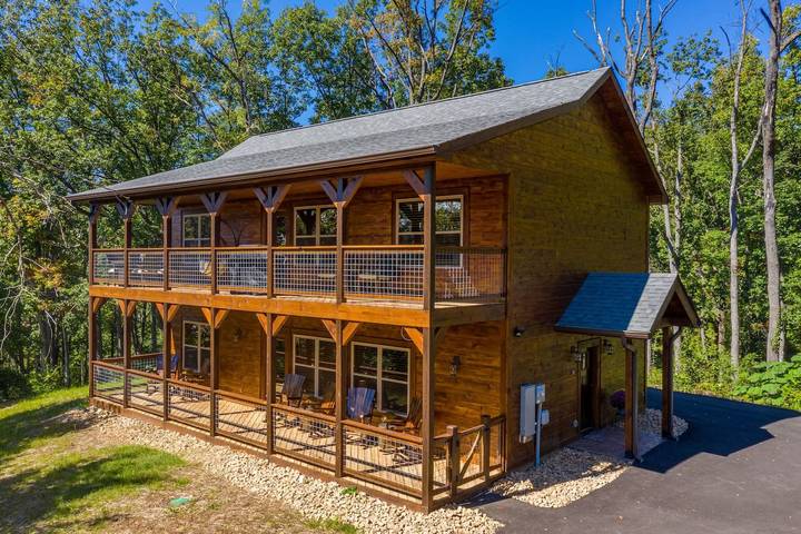 Holiday apartment for 12 people, with terrace and pool in Great Smoky Mountains National Park