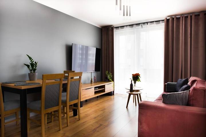 Apartament wakacyjny dla 5 osób, z Balkon i Taras oraz Widok w Koszalin