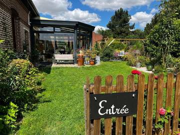 Chambre d’hôte pour 2 personnes, avec jardin et terrasse à Ligny-Thilloy