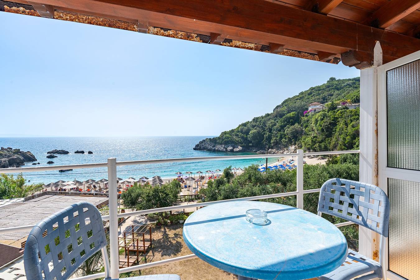 Studio-Apartment 'Alex Bar Apartment 9' mit Meerblick, Wlan und Klimaanlage in Sarakiniko Strand, Preveza Regionalbezirk