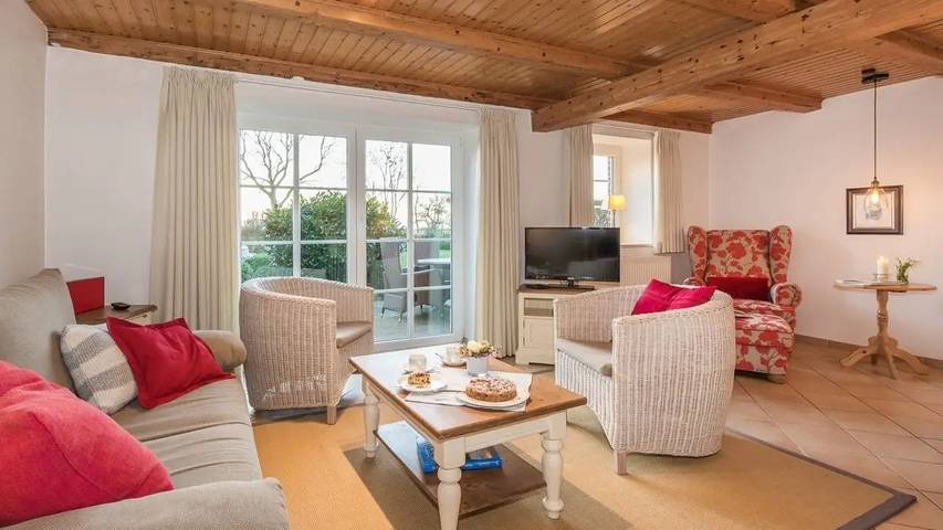 Ferienhaus für 4 Personen, mit Garten und Sauna sowie Terrasse