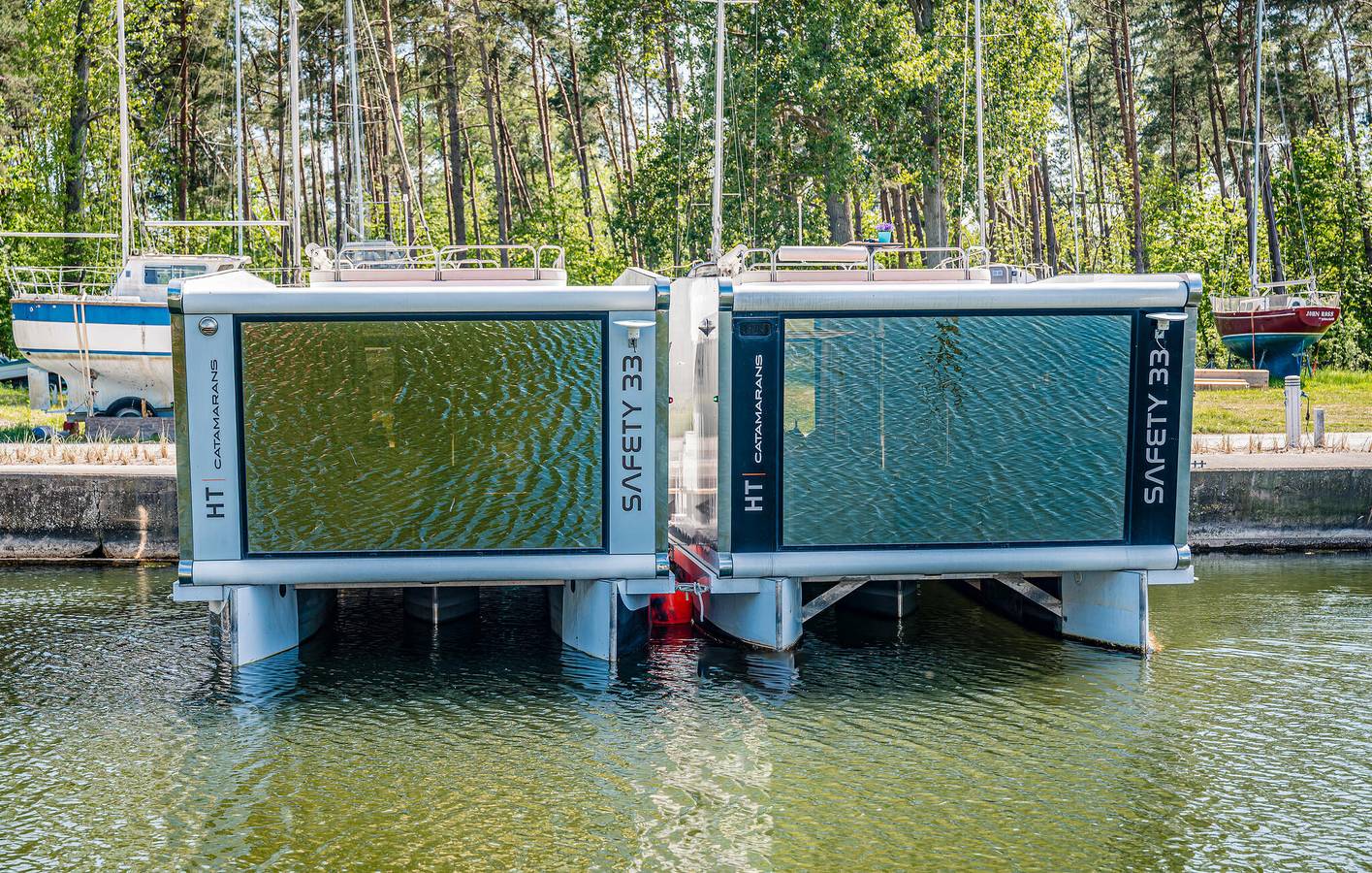 Hausboot-Retreat am See: Sauna, Internet, Parkplatz in Sagard, Rügen