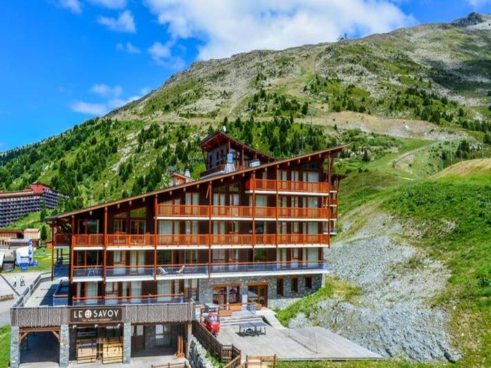 Gîte pour 10 personnes, avec balcon ainsi que piscine et sauna, adapté aux familles dans Arc 2000 - 3