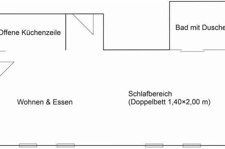 Ferienwohnung für 2 Personen, mit Terrasse und Garten in Priepert