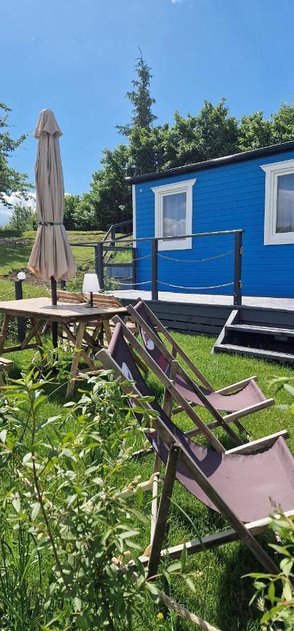Camping für 4 Personen, mit Terrasse und Garten sowie Ausblick in den Masuren - 3