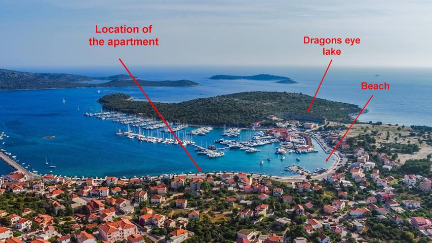 Gîte pour 4 personnes, avec balcon et vue sur l’océan à Rogoznica - 4