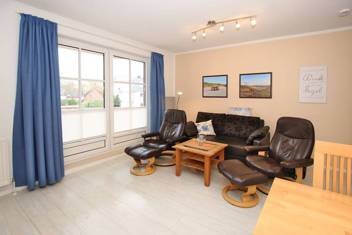 Ganze Wohnung, Ferienwohnung mit 2-Zimmern mit ca. 45m² und Balkon in Nordfriesische Inseln (Schleswig-Holstein) (Schleswig-Holstein), Wyk auf Föhr
