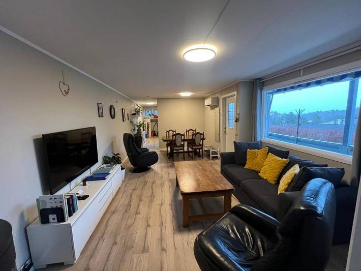 Ferienwohnung für 5 Personen, mit Terrasse und Ausblick, kinderfreundlich in Kristiansand