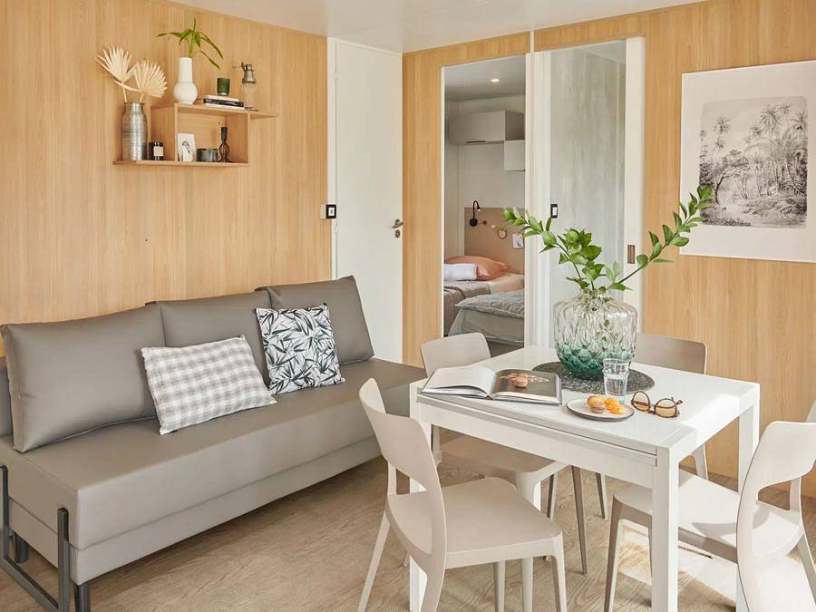 Flower Camping Saint Lambert - Mobilheim 6 personen - Grand Large Louisiana Premium in Millau, Parc naturel régional des Grands Causses