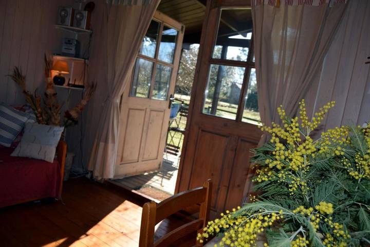 Maison de vacances pour 4 personnes, avec vue ainsi que jardin et terrasse