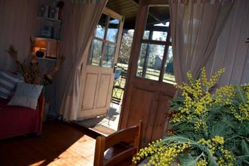 Gîte pour 4 personnes, avec terrasse ainsi que jardin et vue à Sainte-Eulalie-en-Born