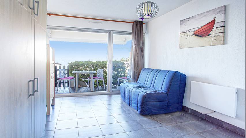 Studio pour 3 personnes, avec Balcon