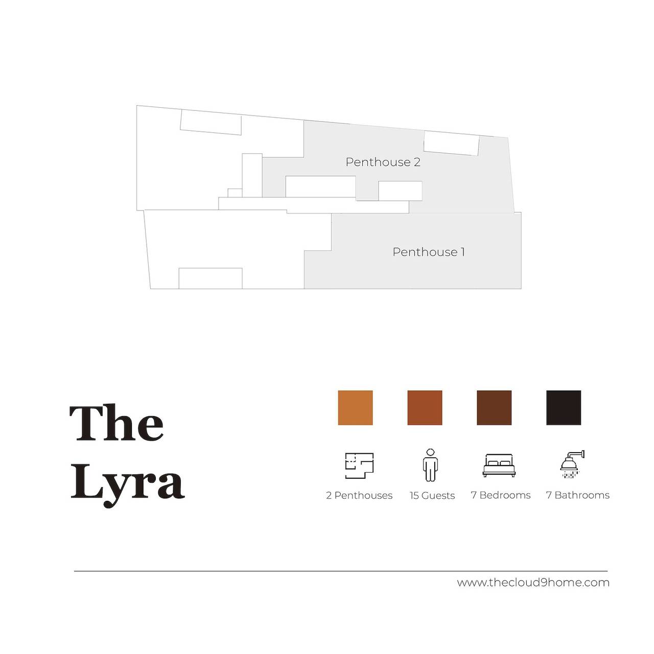 Apartamento entero, The Lyra  Luxury Group Getaway - Two Penthouses in Chicago, Condado de Cook