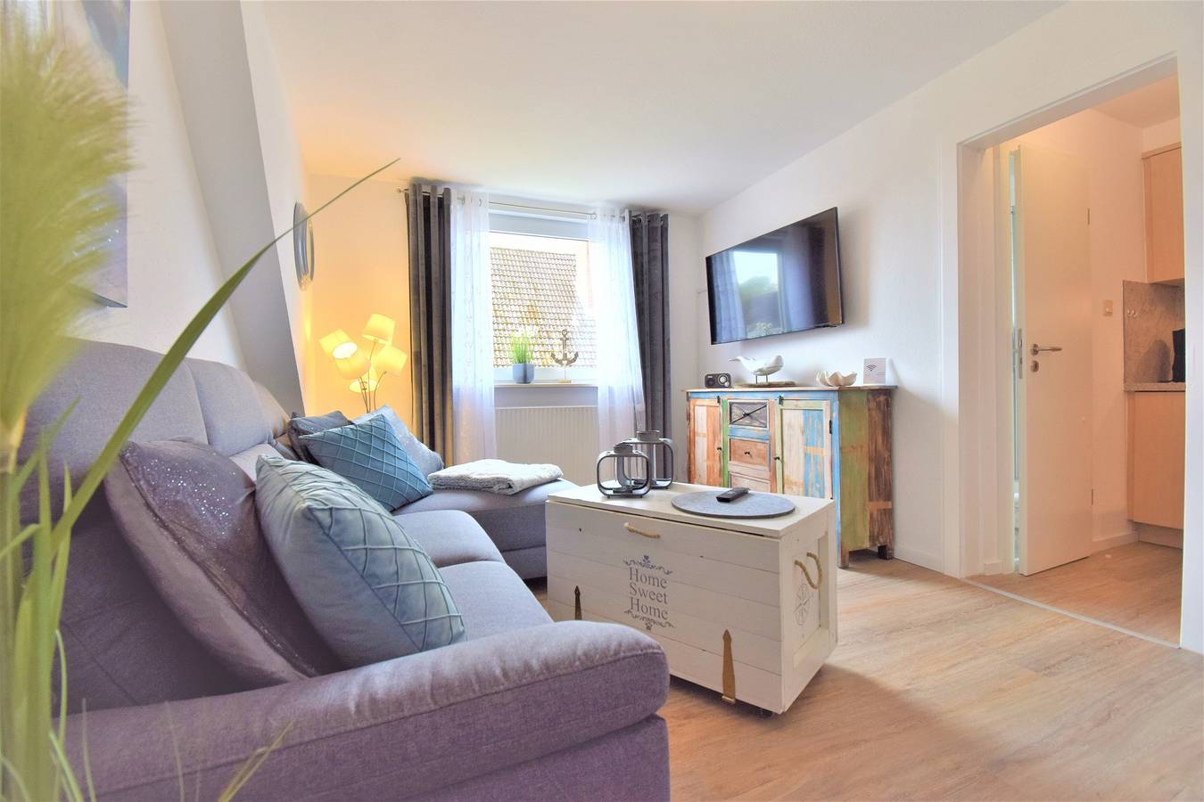 Ganze Ferienwohnung, Haus Schatz am Meer - 2-Raum-Fewo 512/101 Schatzinsel 11 in Büsum, Dithmarschen