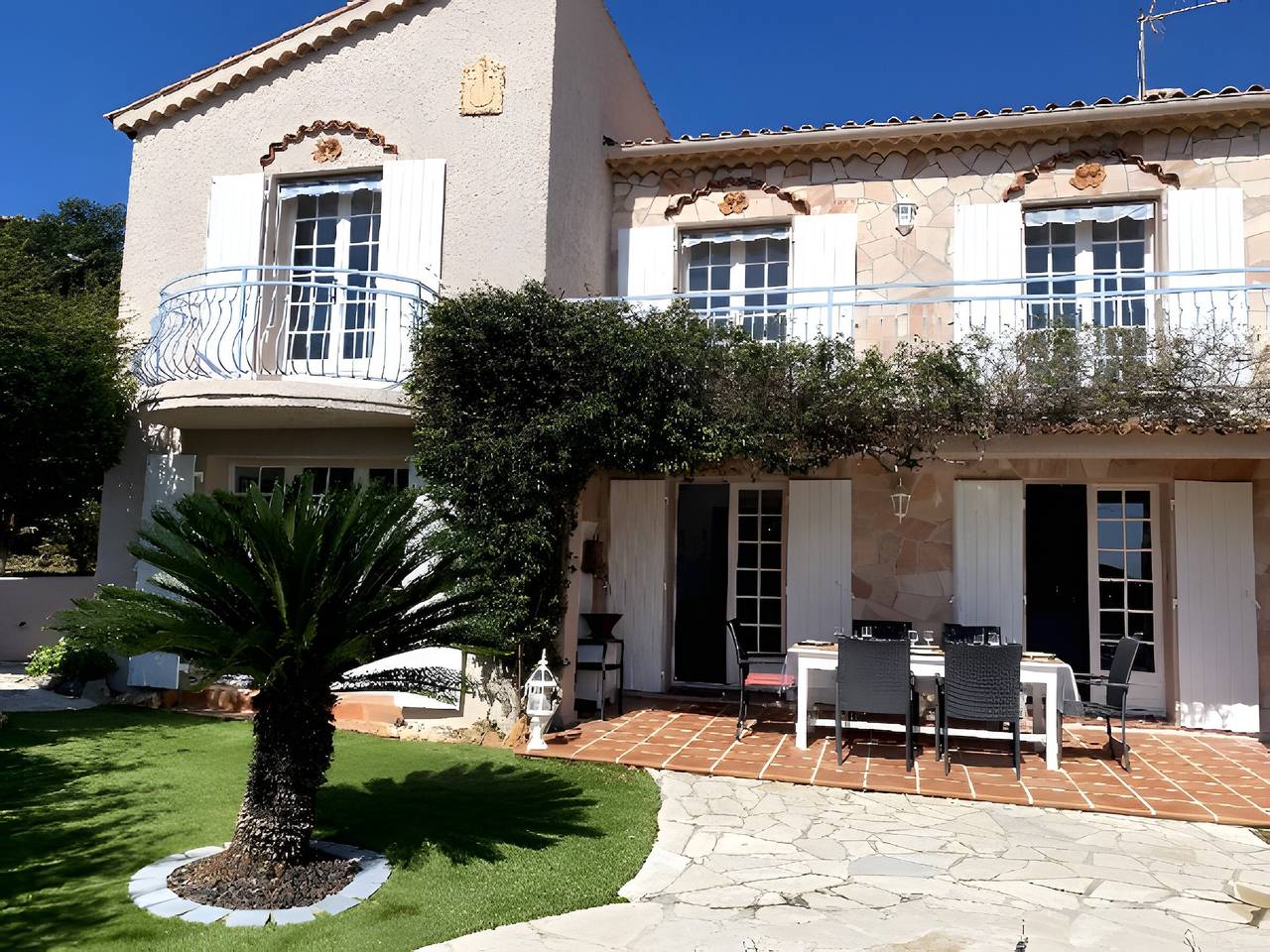 Maison de vacances « La Belle Provence » avec vue mer, Wi-Fi et climatisation in Roquebrune-sur-Argens, Côte méditerranéenne (France)