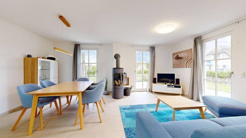 Ferienhaus für 4 Personen, mit Terrasse und Garten sowie Sauna in Altenpleen