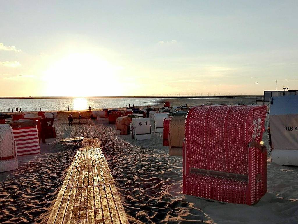 Ferienwohnung mit 2 Schlafzimmer in Borkum