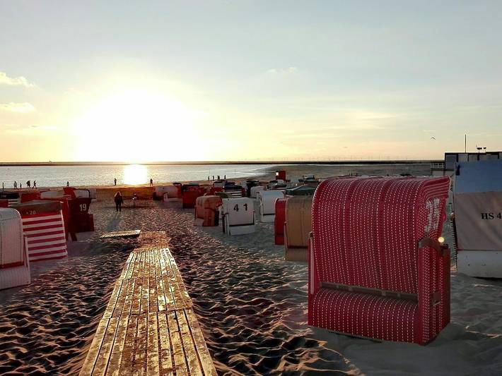 Ferienhaus für 4 Personen, mit Terrasse und Garten auf Borkum