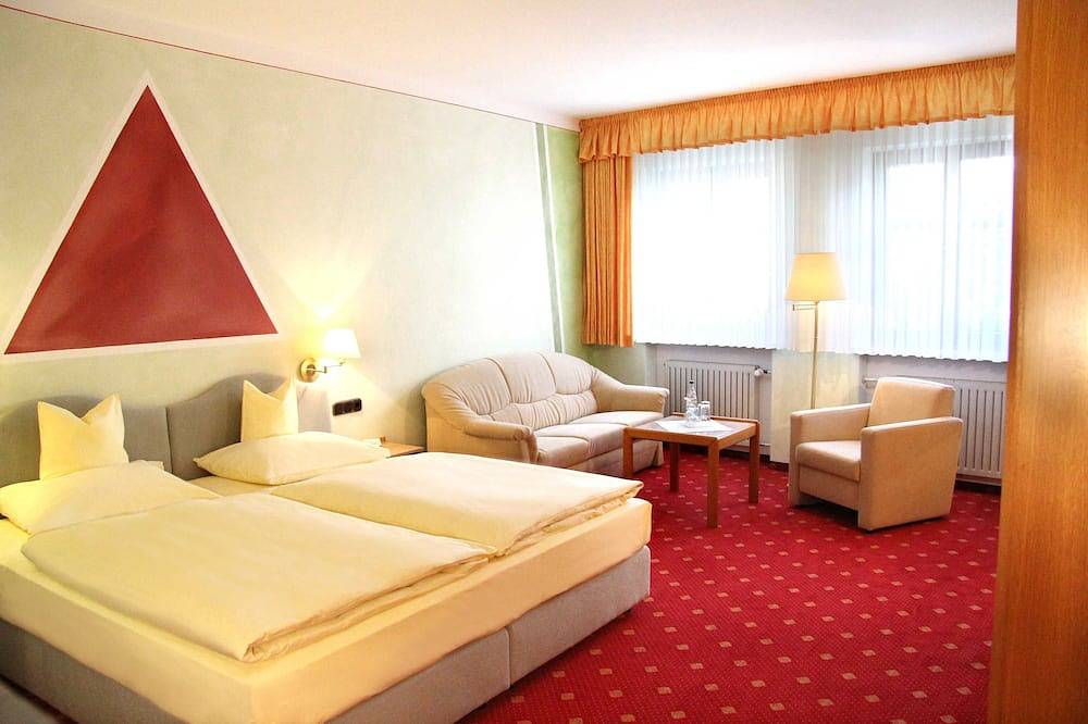 Doppelzimmer 1 - Hotel-Garni Goldener Schwan in Bad Windsheim, Steigerwald