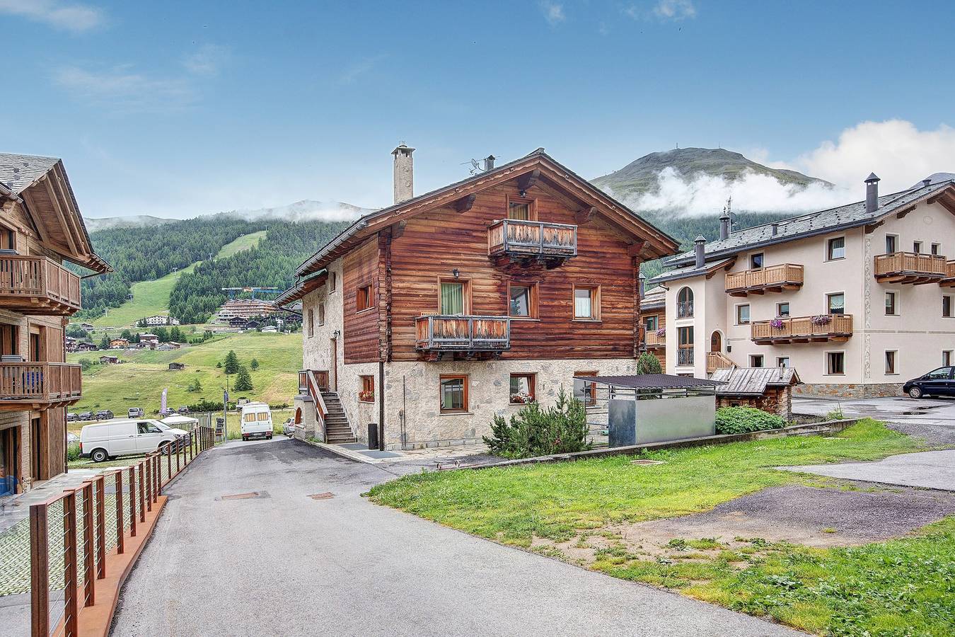 Studio entier, Appartement pour animaux domestiques "Castagne Baitel li Pigna" avec vue sur la montagne in Livigno (Town), Livigno