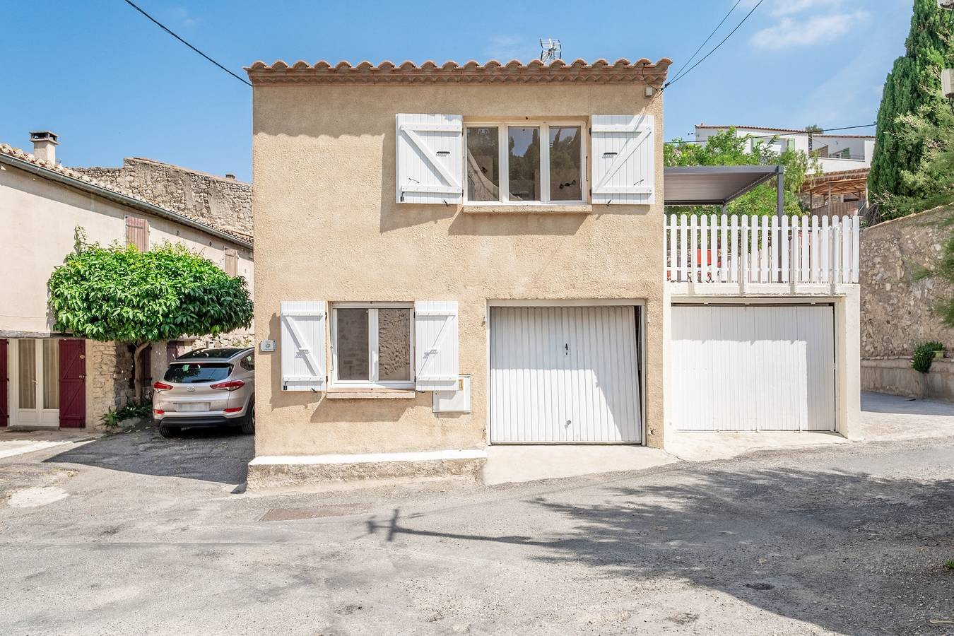 Ferienhaus 'Location Gîte Dans Les Corbières' mit Bergblick, privater Terrasse & Wlan in Roquefort-des-Corbières, Mittelmeerküste (Frankreich)