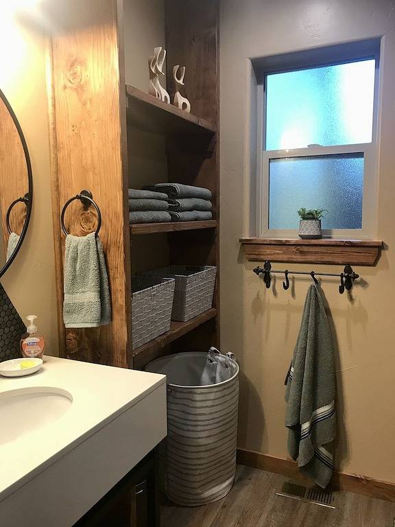 Log cabin for 4 people, with balcony in Cloudcroft