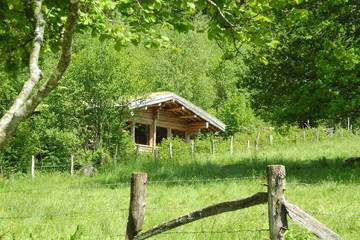 Chalet pour 5 personnes, avec sauna ainsi que balcon et jacuzzi dans les Vosges