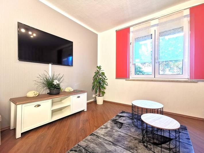 Ganze Wohnung, 45m² Ferienwohnung für bis zu 4 Personen, ideal für Naturfreunde und Wintersportler in Stützengrün, Erzgebirge
