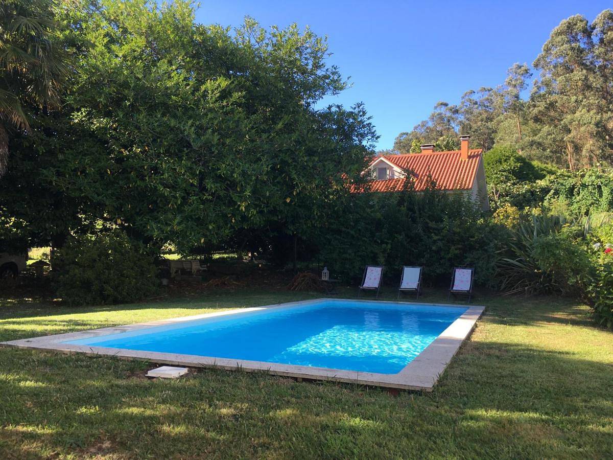 Casa rural con piscina in Brión, Costa de Galicia