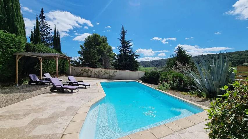 Ferienhaus für 5 Personen, mit Garten und Pool