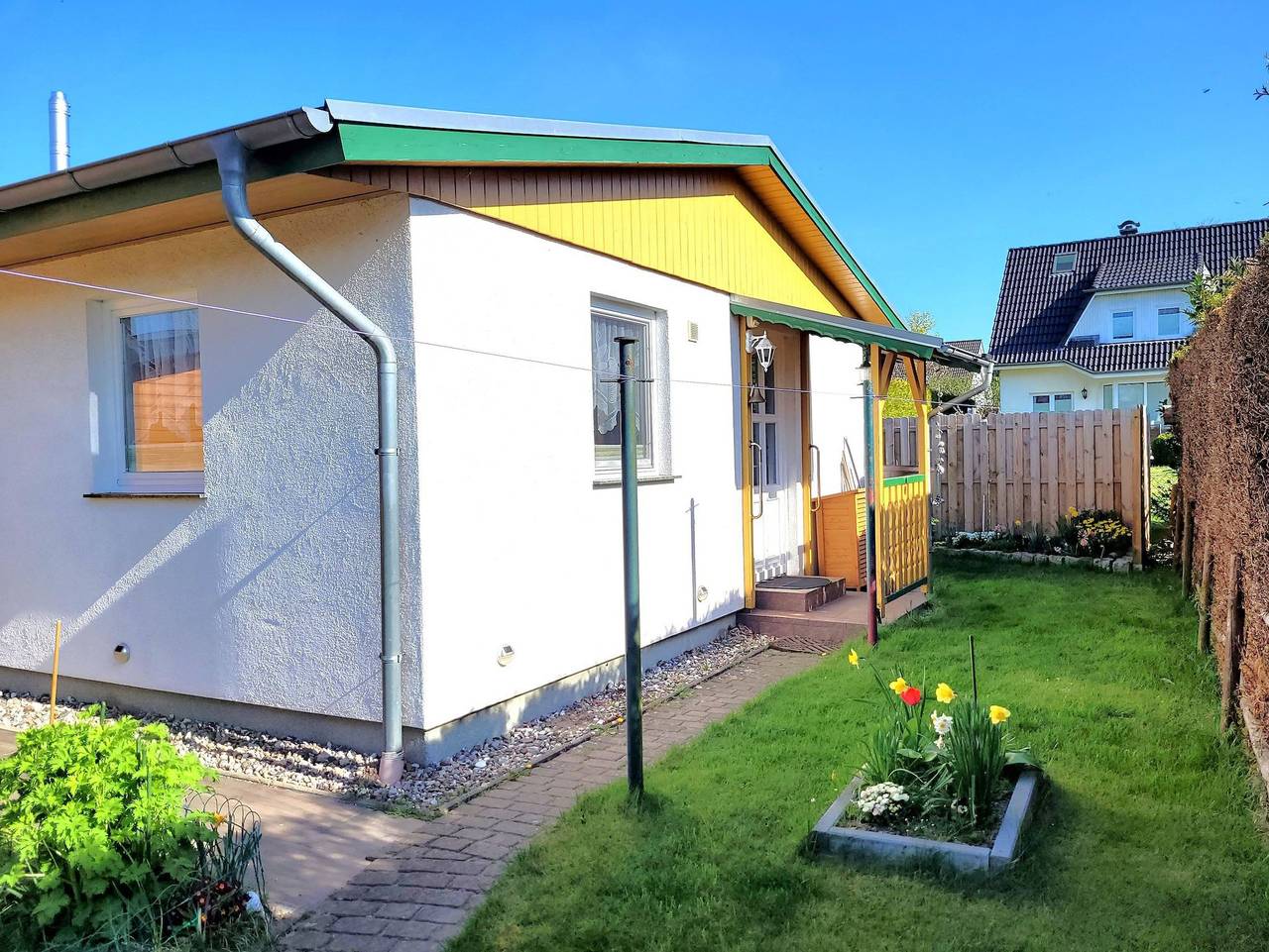 Ganze Ferienwohnung, Ferienhäuser Sundperle - nur 500 Meter bis zum Strand in Devin, Stralsund