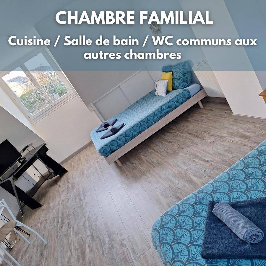 Chambre hote - Dormir comme à la maison - in Châteaubriant, Région de Châteaubriant