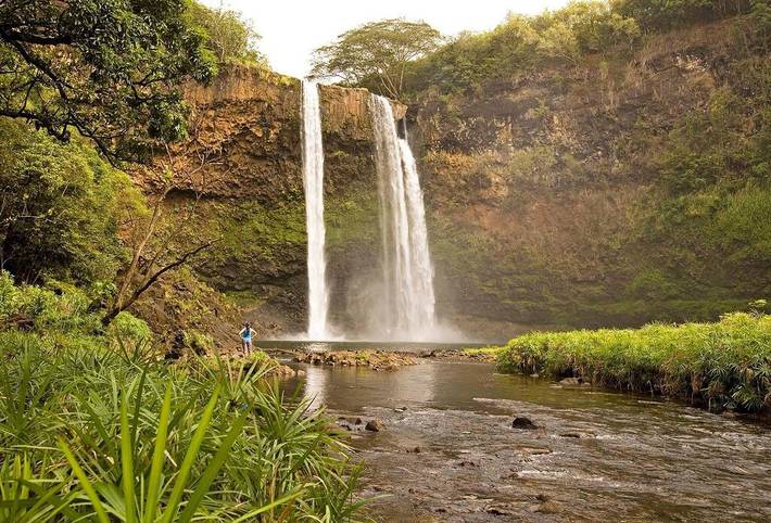 Vacation rental for 4 people, with pool and yard as well as hot tub and balcony in Kauai